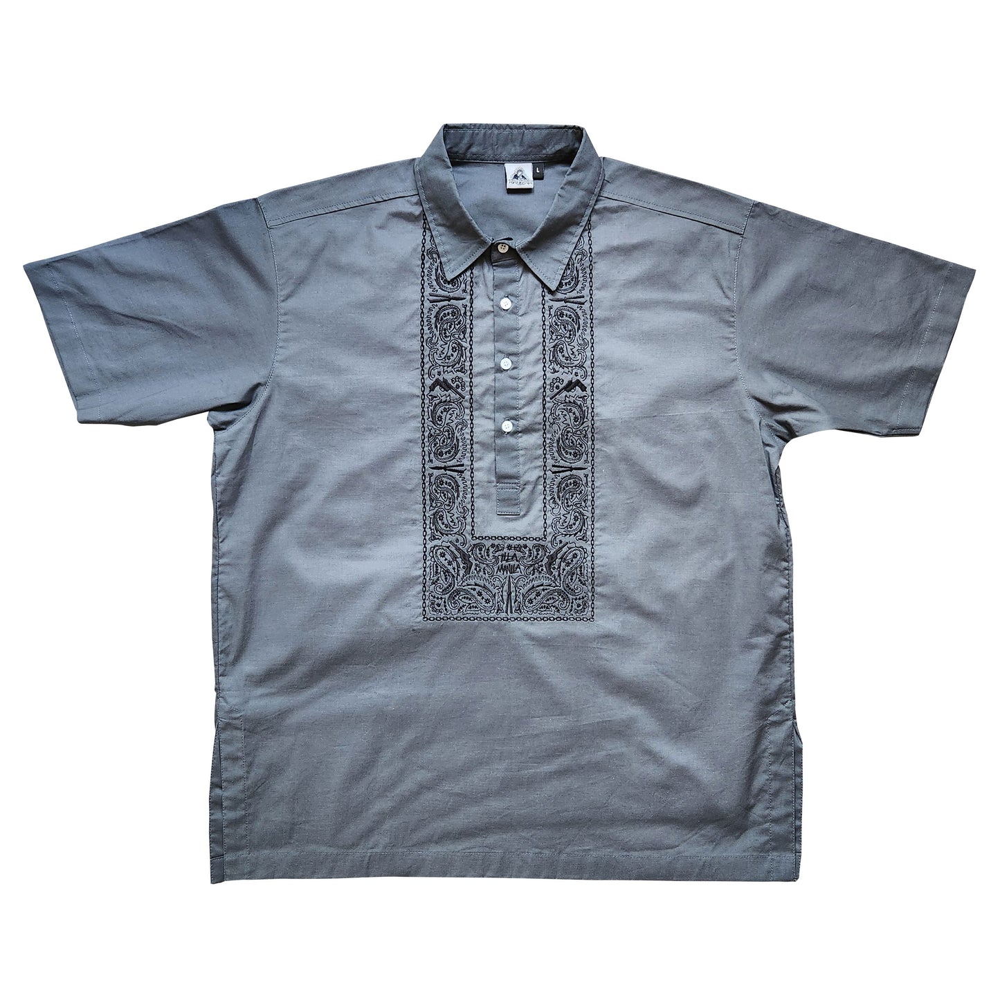 Barong Short Sleeve - Gunmetal Gray