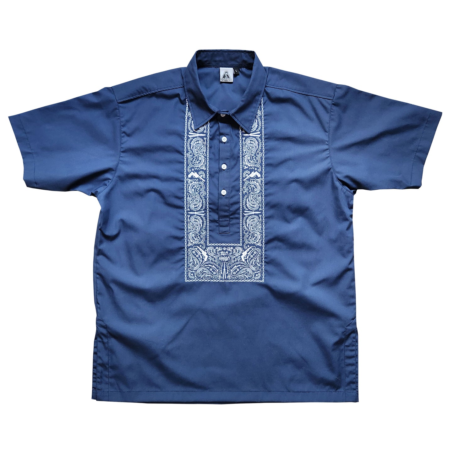 Barong Short Sleeve - Classic Navy