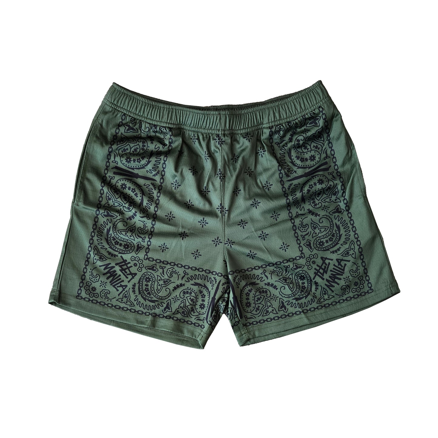 Barong Bandana Shorts - ARMY GREEN