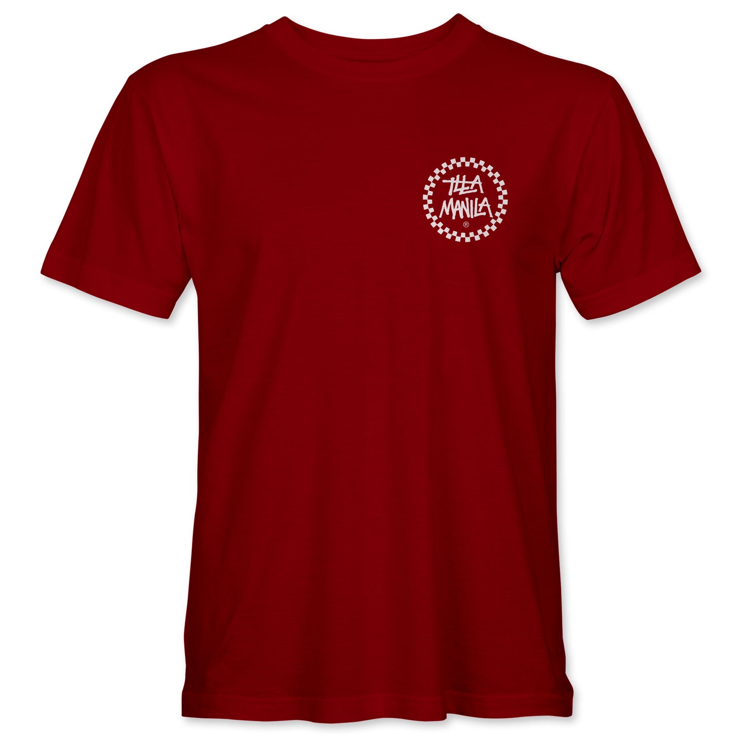 Circle Checks T-shirt - Cardinal Red
