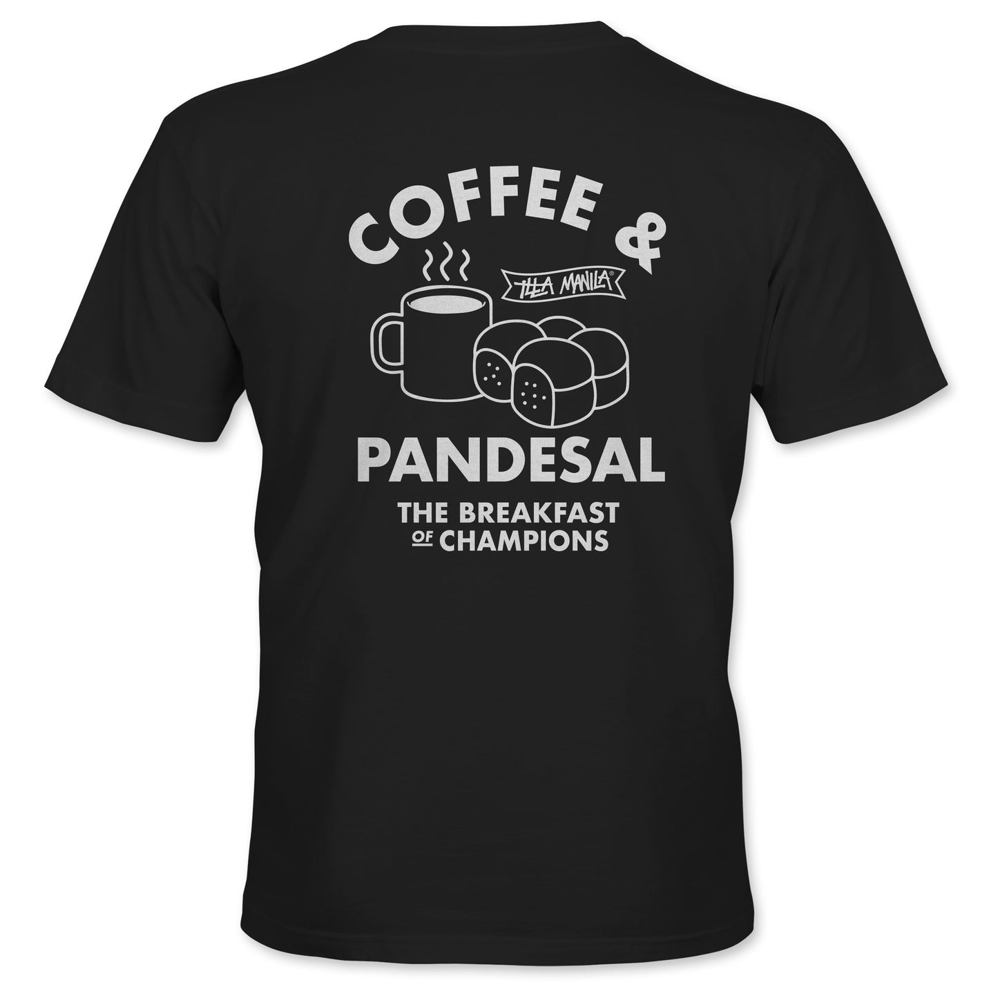 Coffee and Pandesal T-shirt - Black
