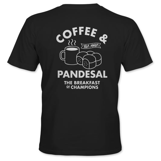Coffee and Pandesal T-shirt - Black