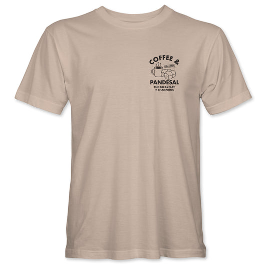 Coffee and Pandesal T-shirt - Sand