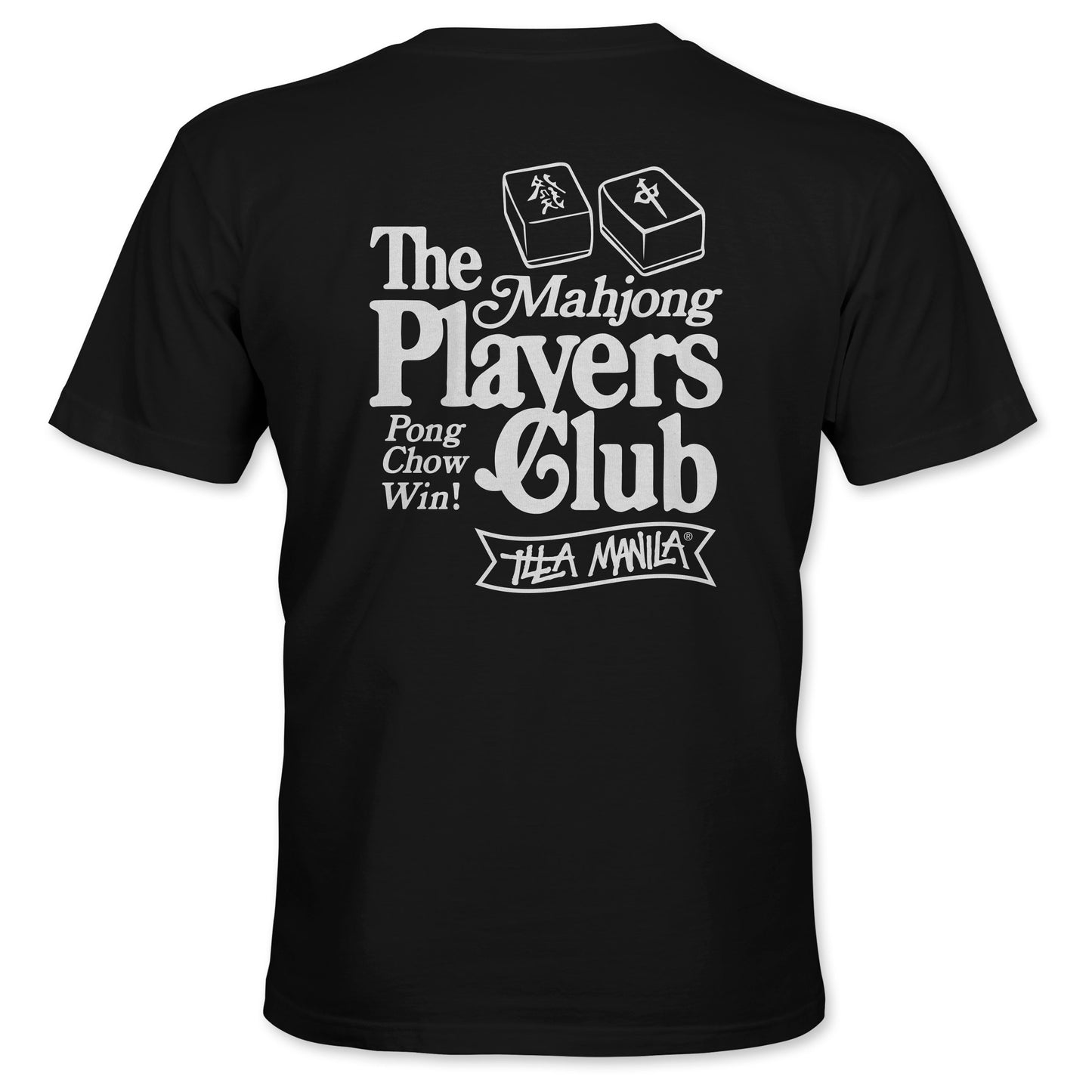 Mahjong Players Club T-shirt - Black