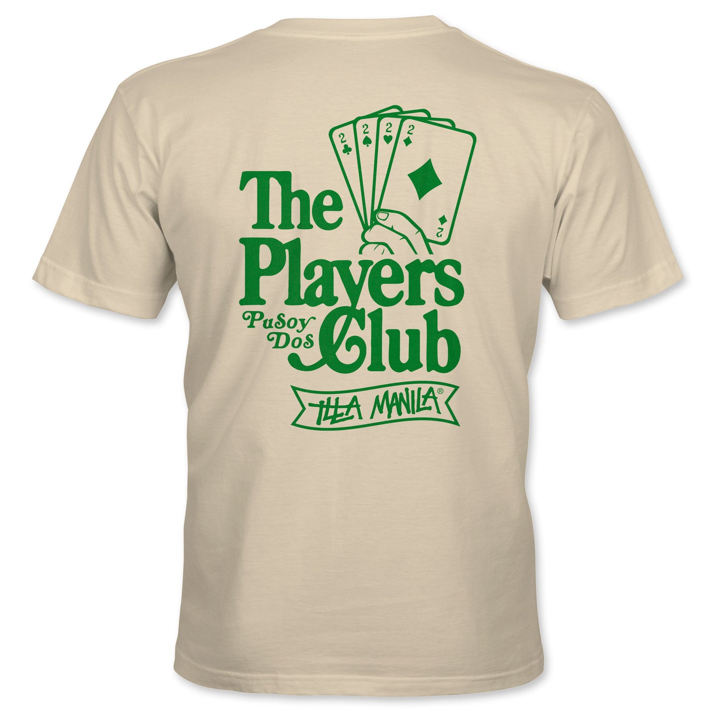 Pusoy Dos Players Club T-shirt - Cream