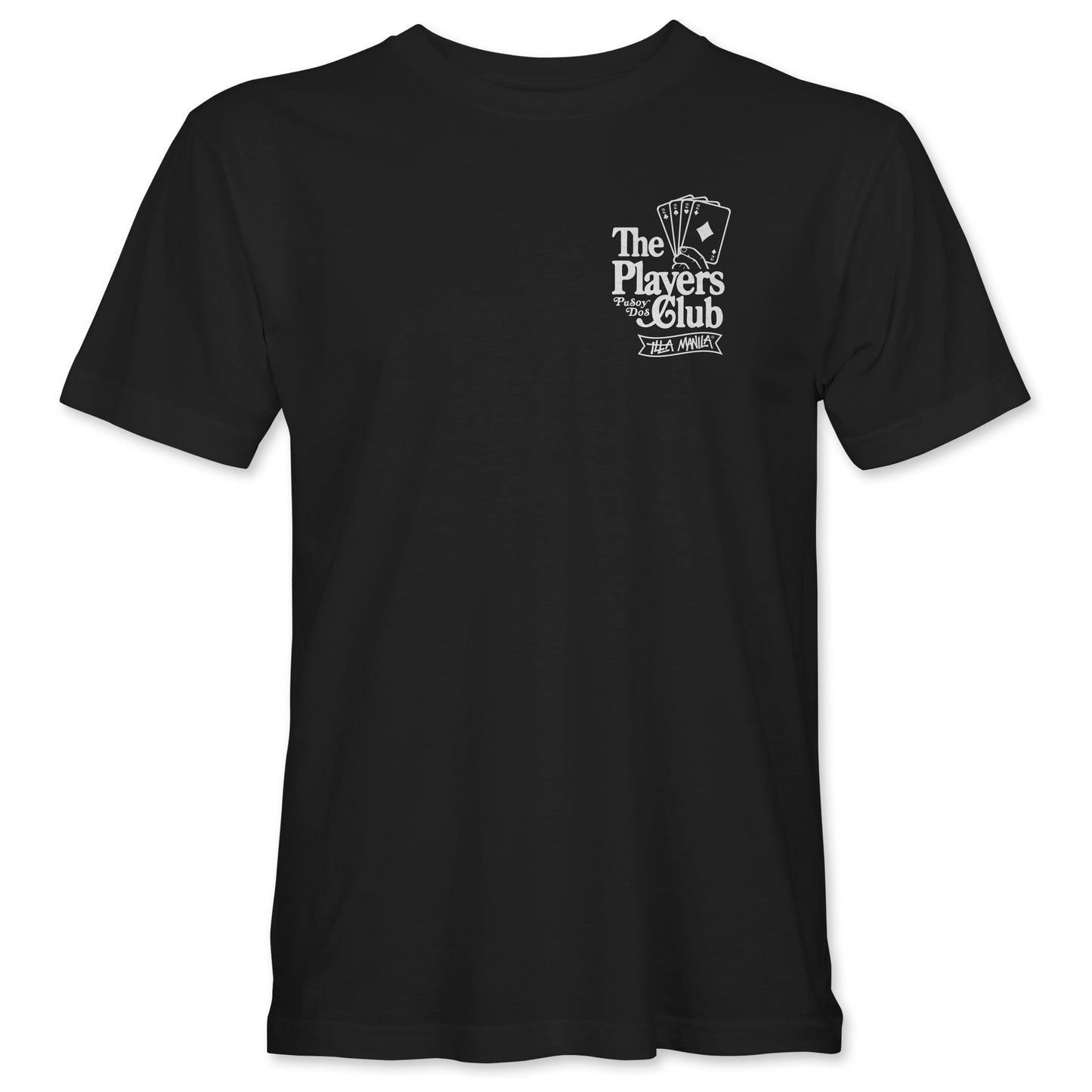Pusoy Dos Players Club T-shirt - Black