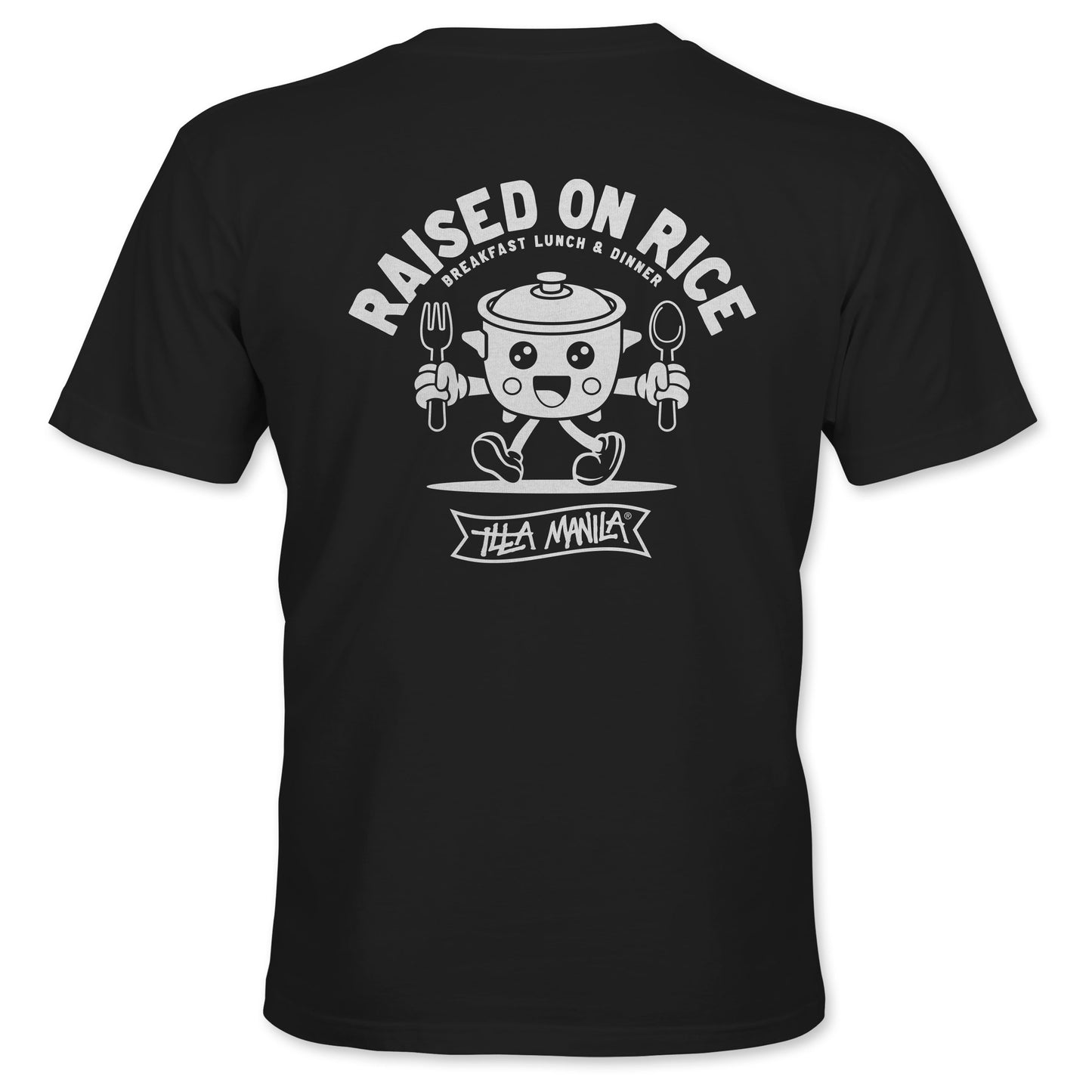Raised on Rice T-shirt - Black