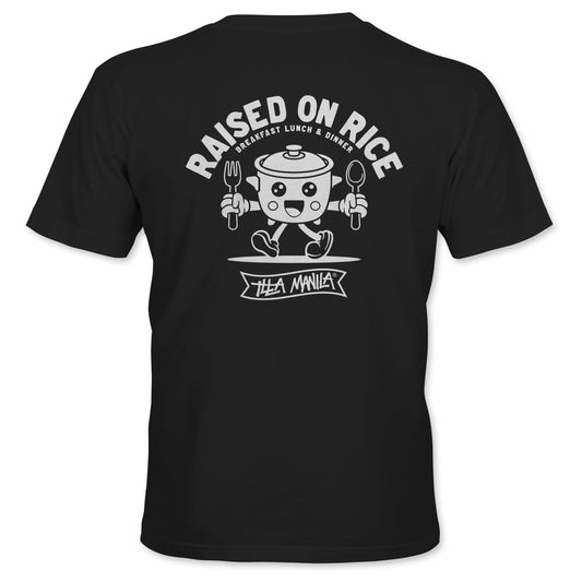 Raised  on Rice T-shirt - Black