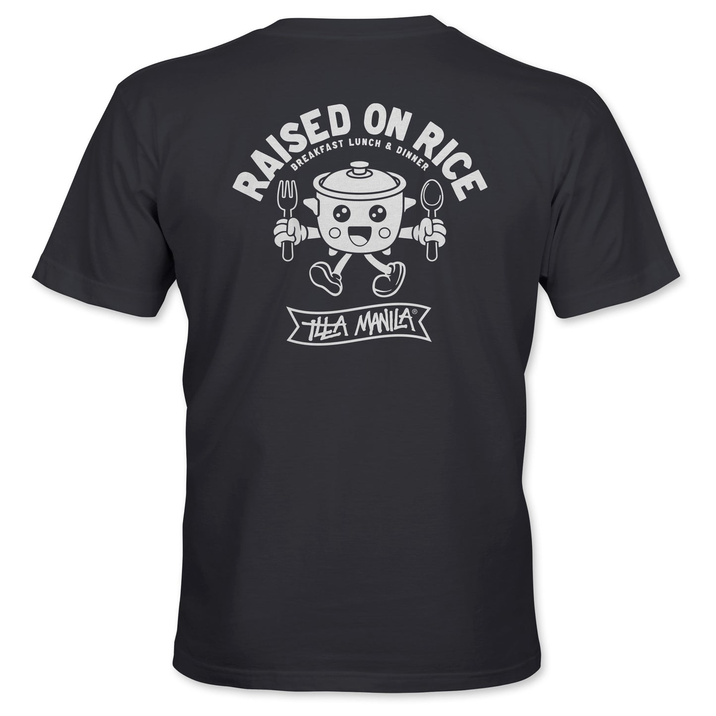 Raised on Rice T-shirt - Charcoal