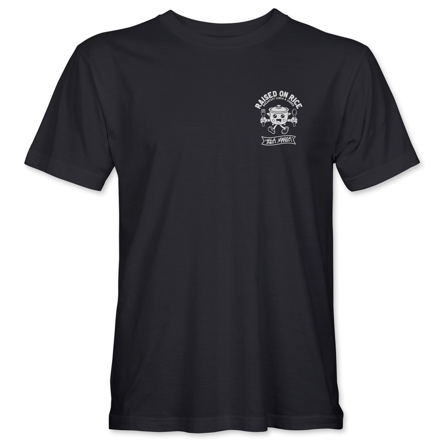 Raised on Rice T-shirt - Charcoal