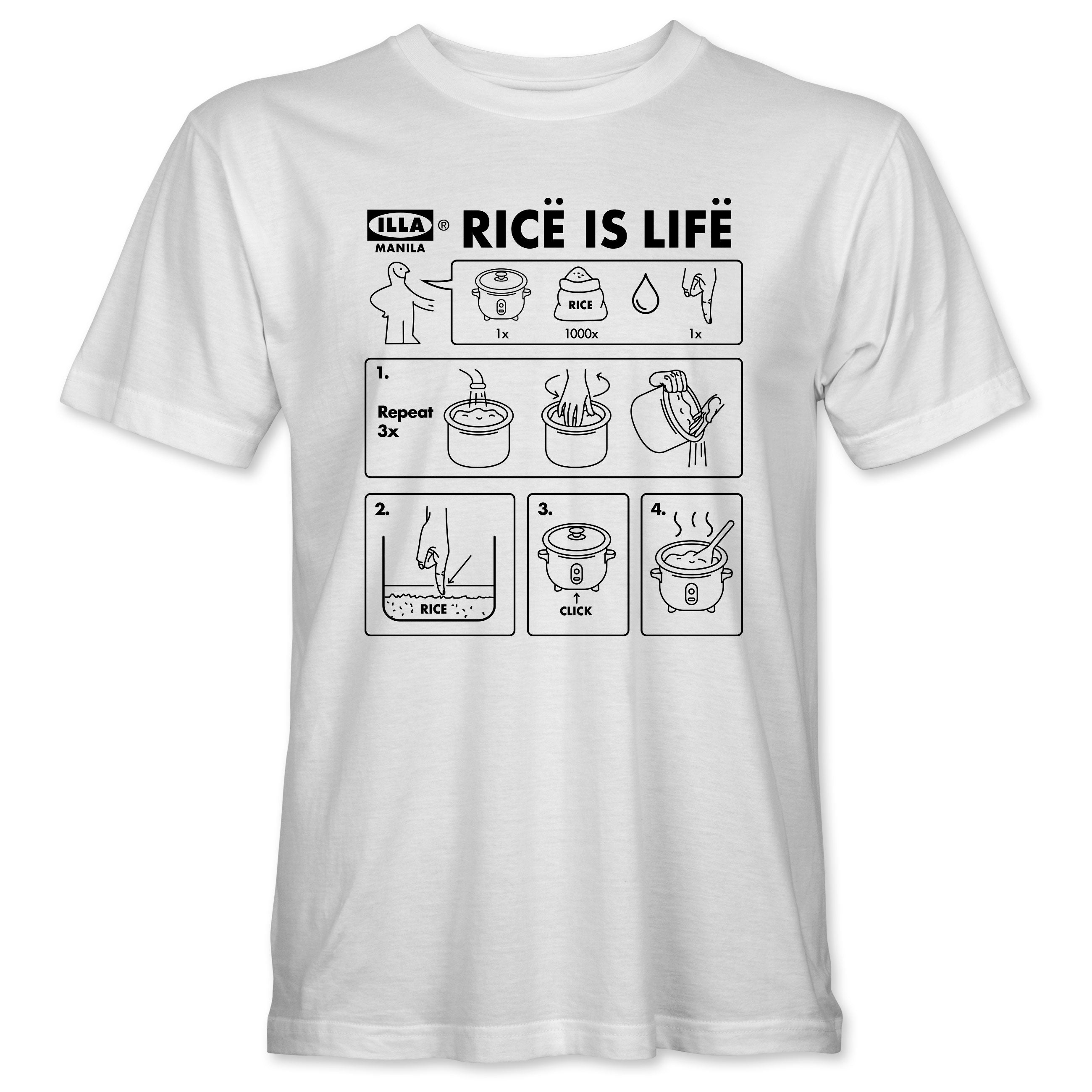 rice トップ t シャツ