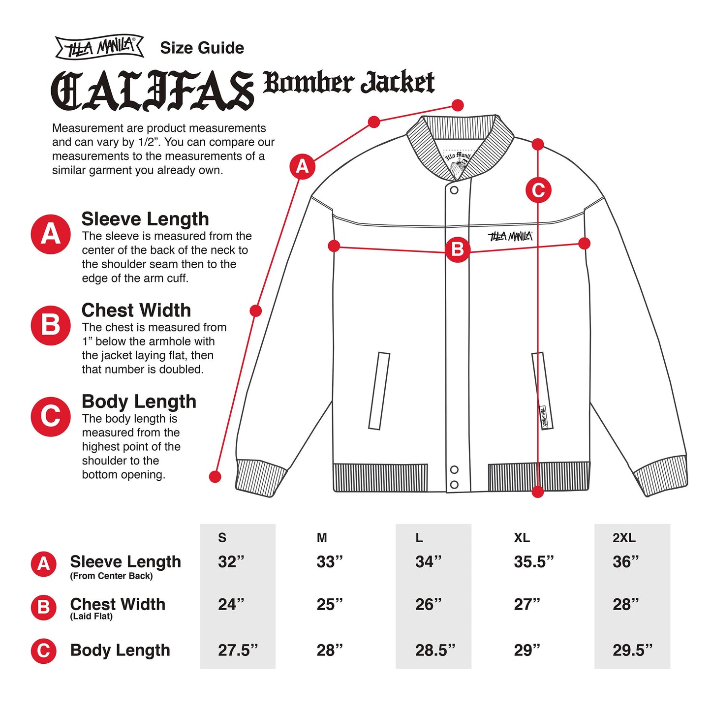 Califas Bomber Jacket - Black