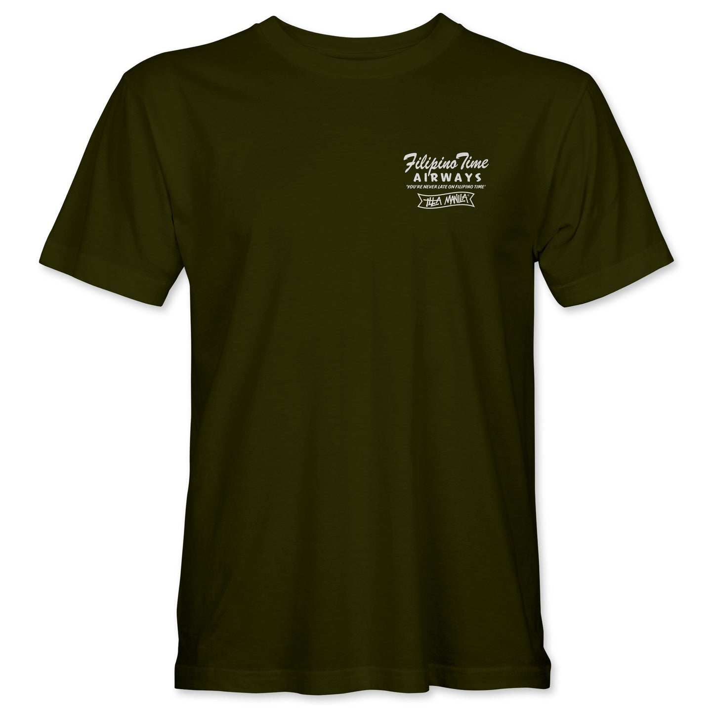 Filipino Time Airways T-shirt - Military Green