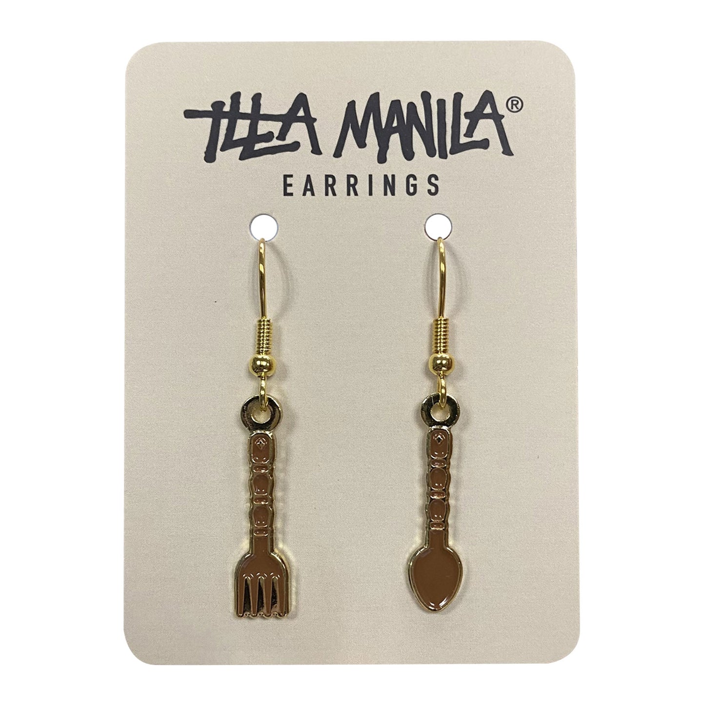 Fork and Spoon Dangle Earrings