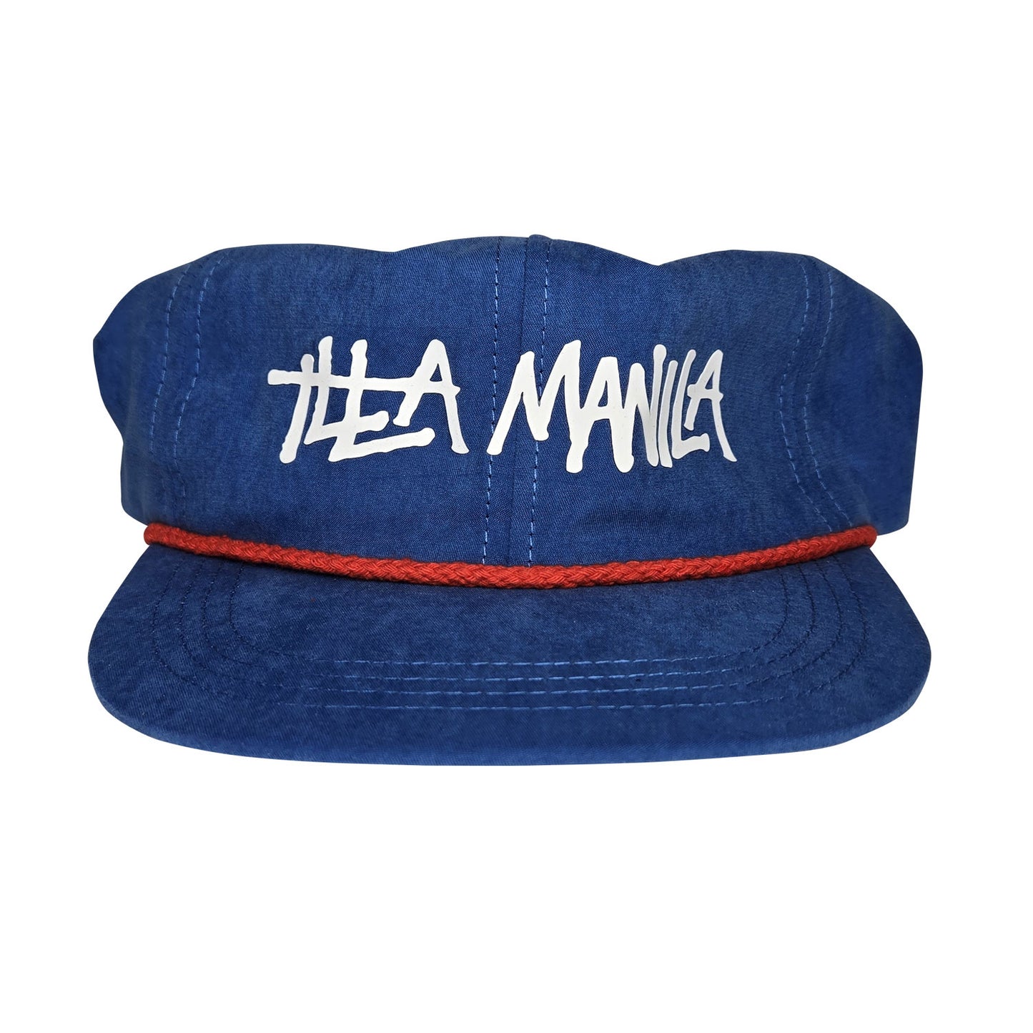 Logo Unstructured Nylon Hat - Royal Blue