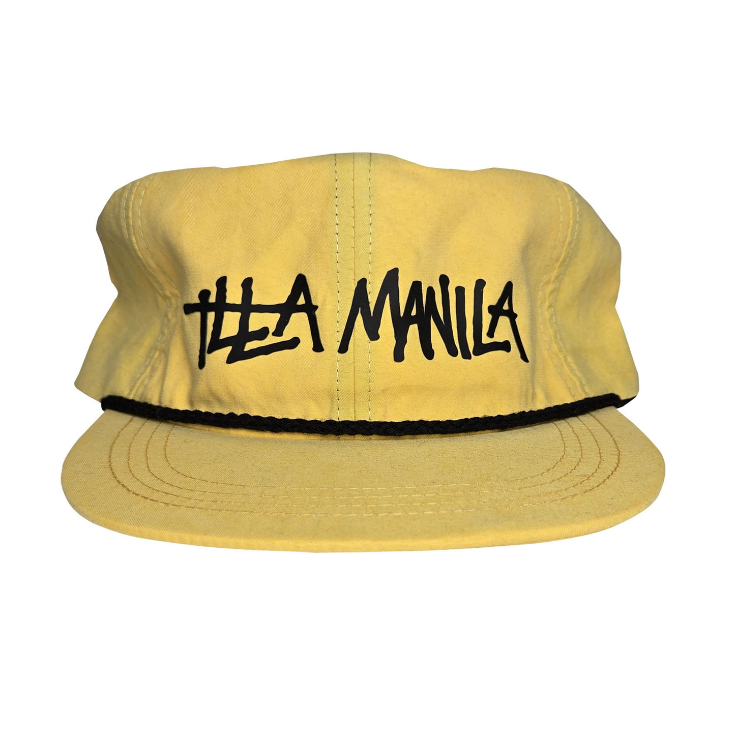 Logo Unstructured Nylon Hat - Yellow