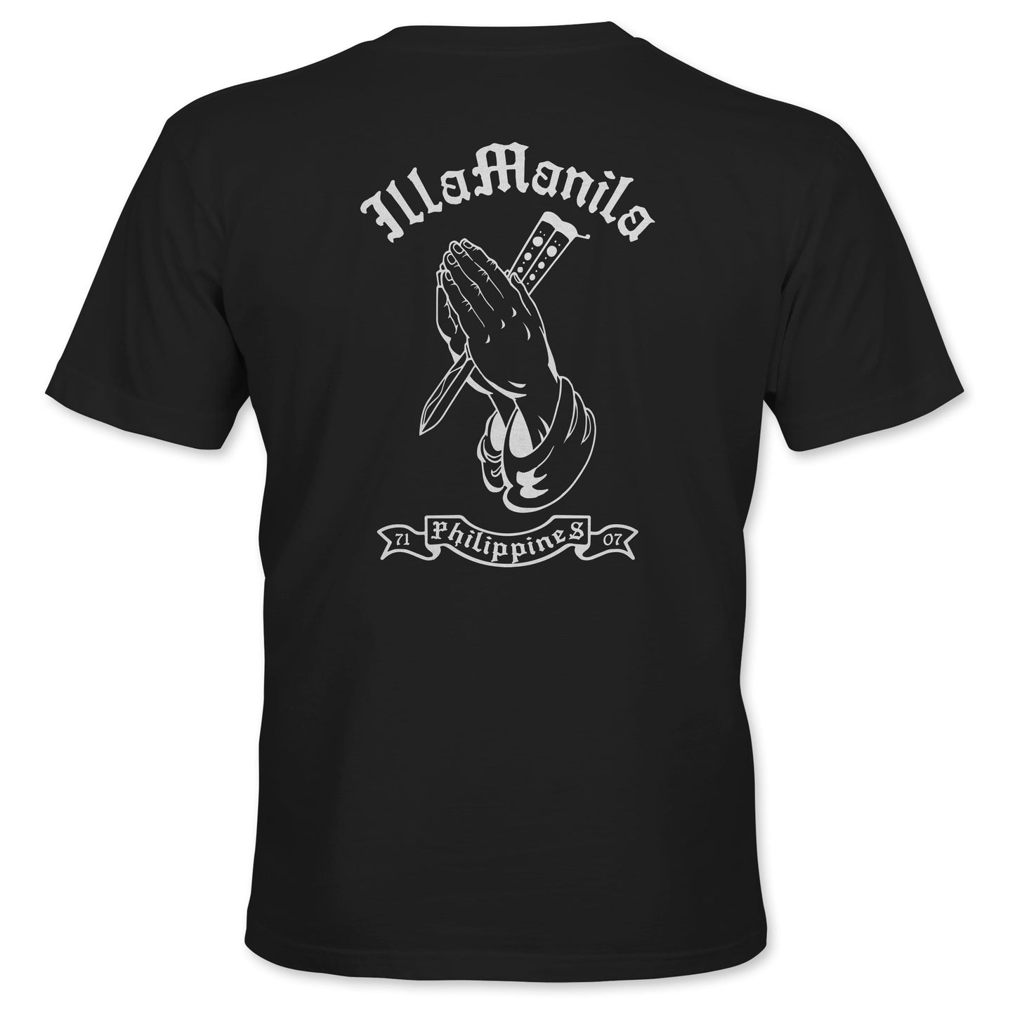 Praying Hands Balisong T-shirt - Black