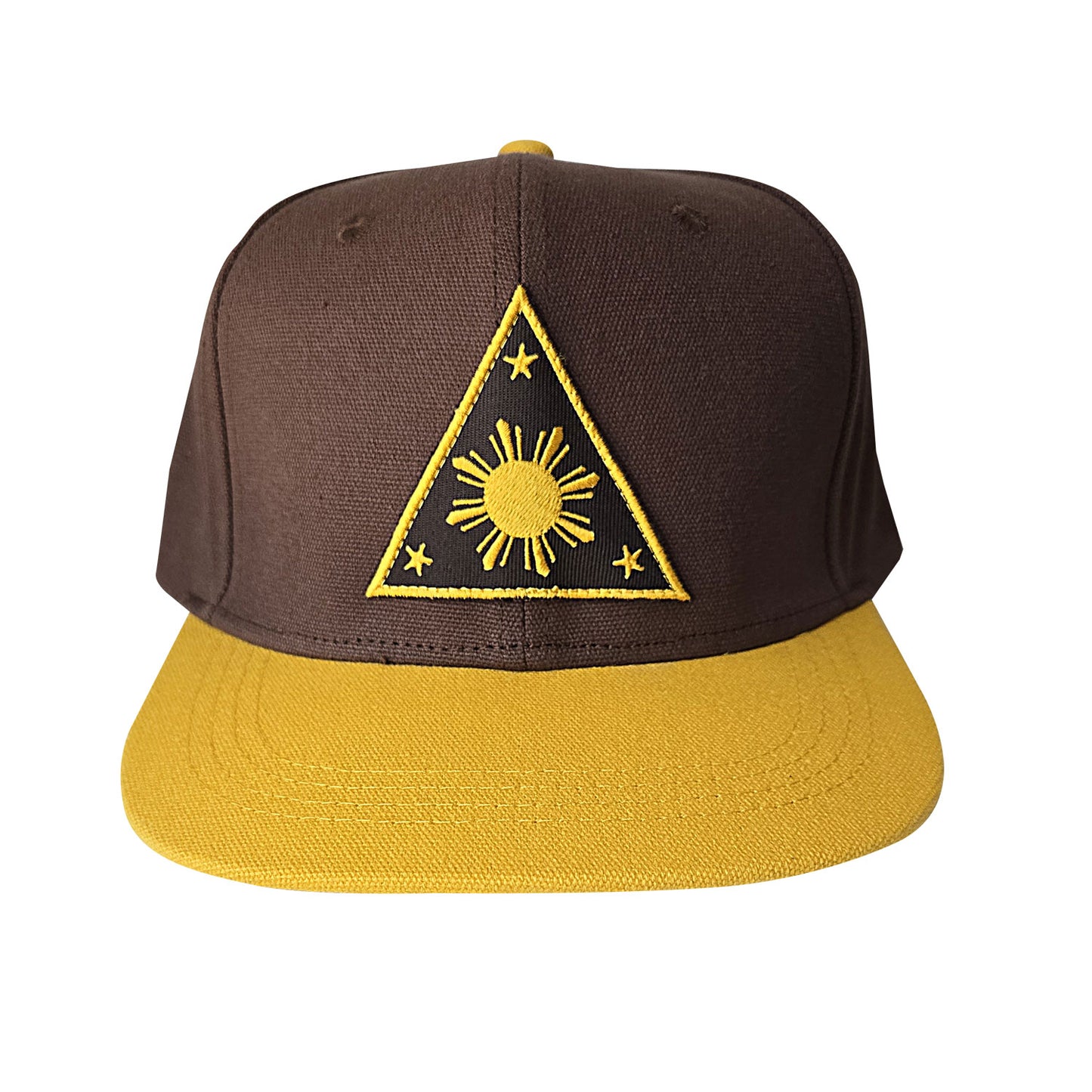 ILLA Triangle Sun Snapback SD - BROWN / YELLOW