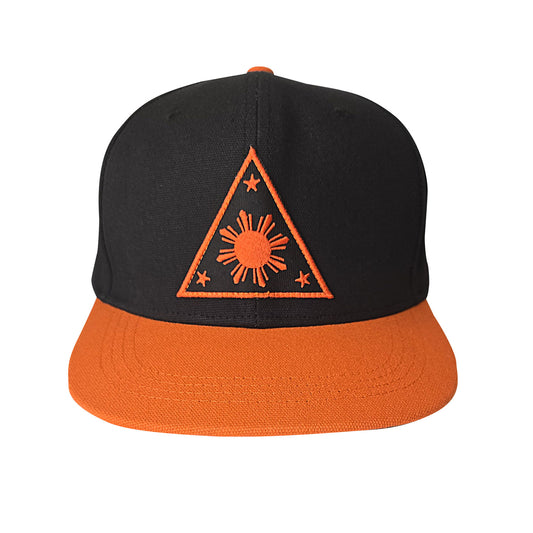 ILLA Triangle Sun Snapback SF - BLACK / ORANGE