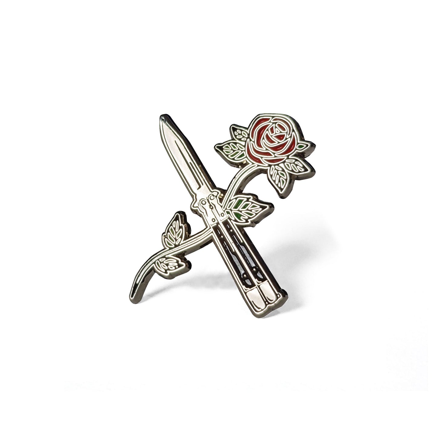 Balis n Roses Enamel Pin