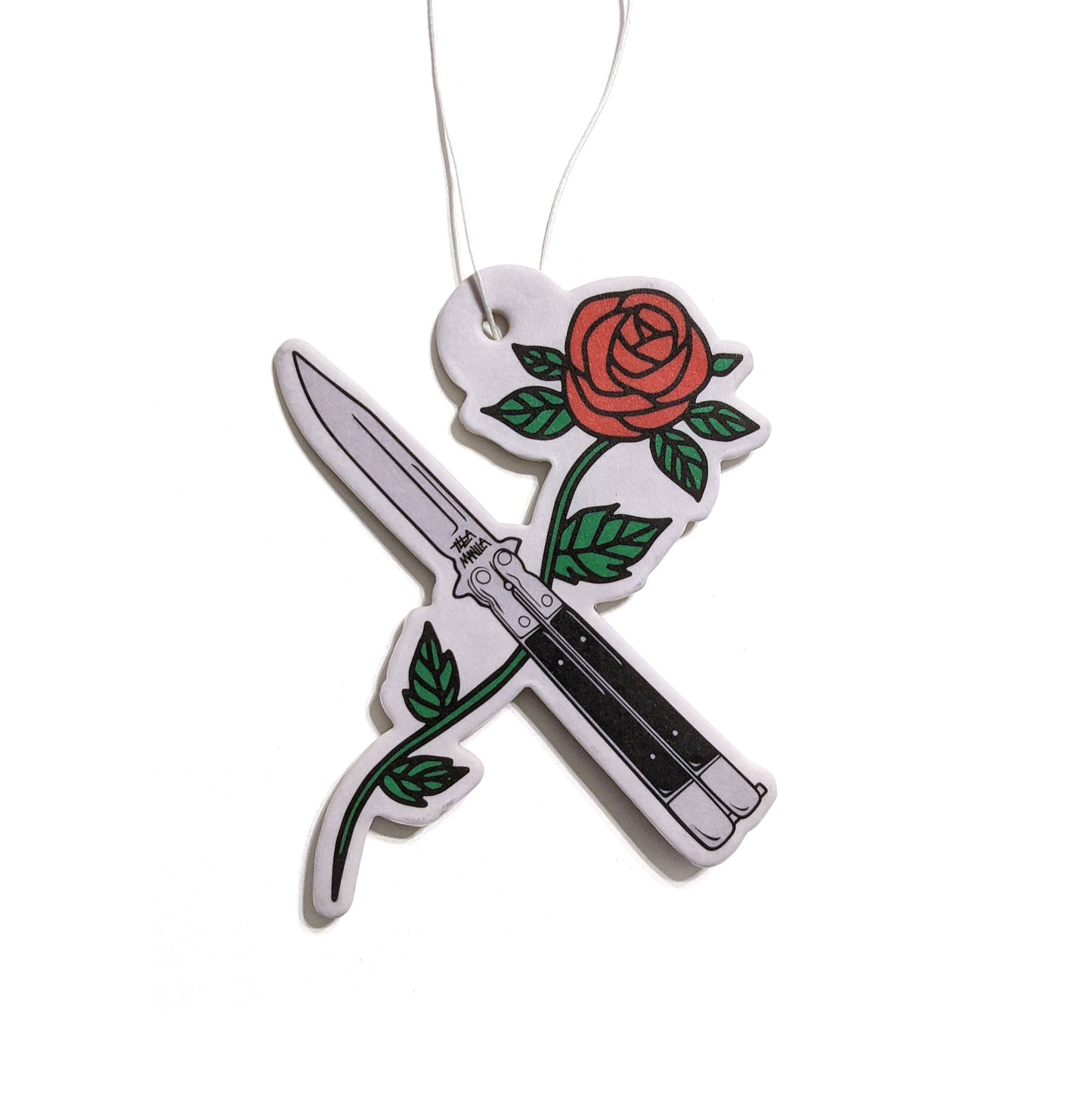 Balisong Rose Air Freshener