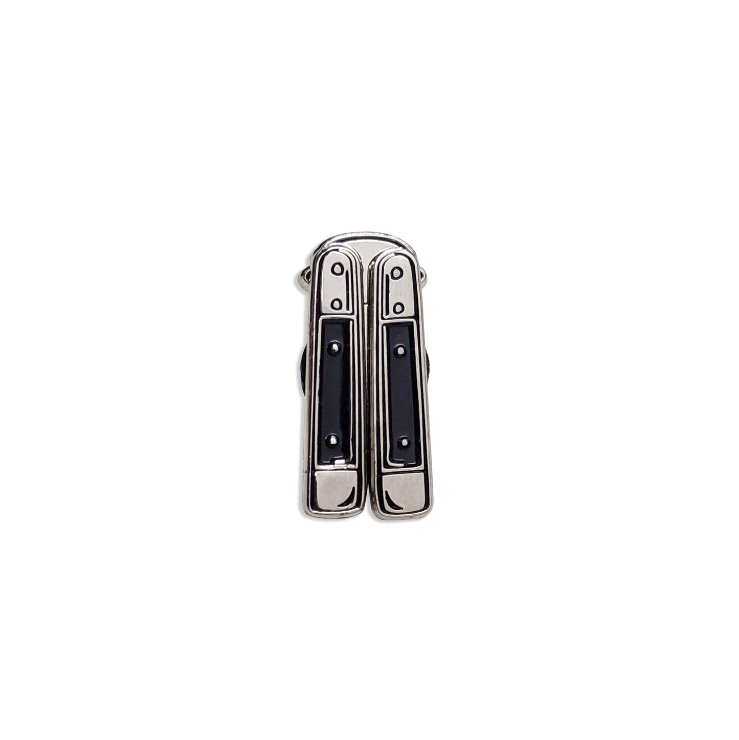 Folding Balisong Enamel Pin