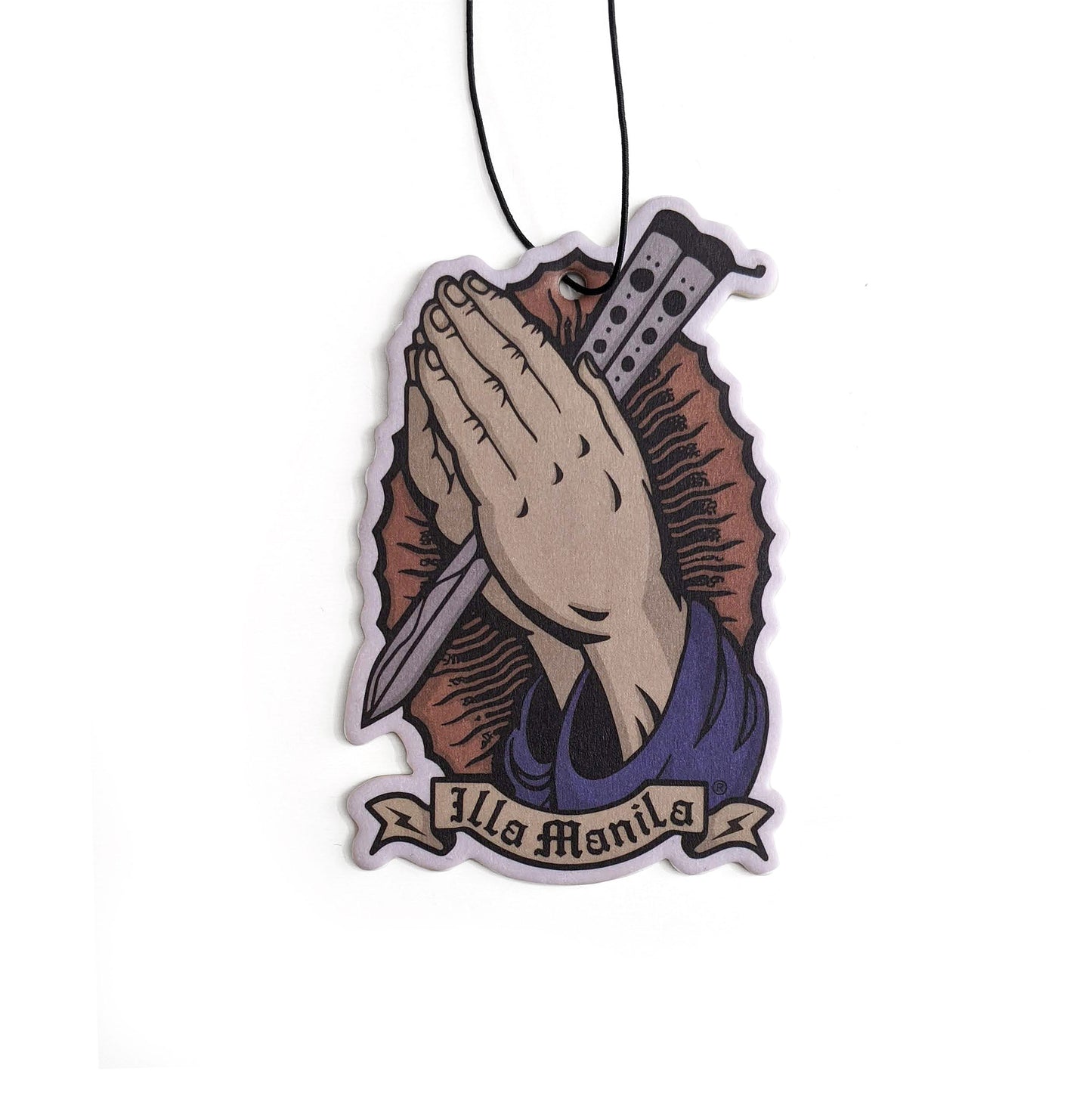 Praying Hands Balisong Air Freshener