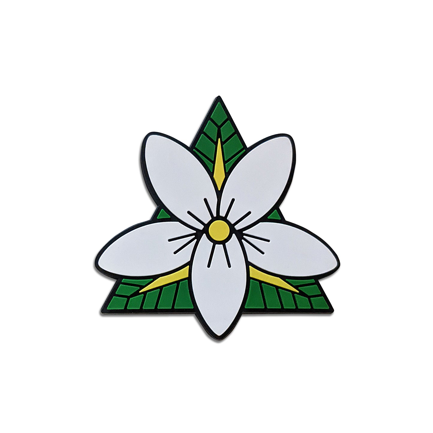 Sampaguita Triangle Soft Rubber Magnet