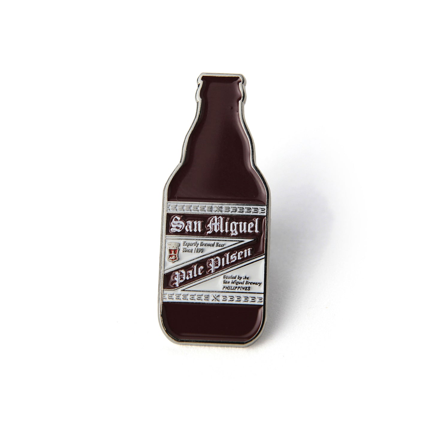 illa manila enamel pin san miguel beer filipino