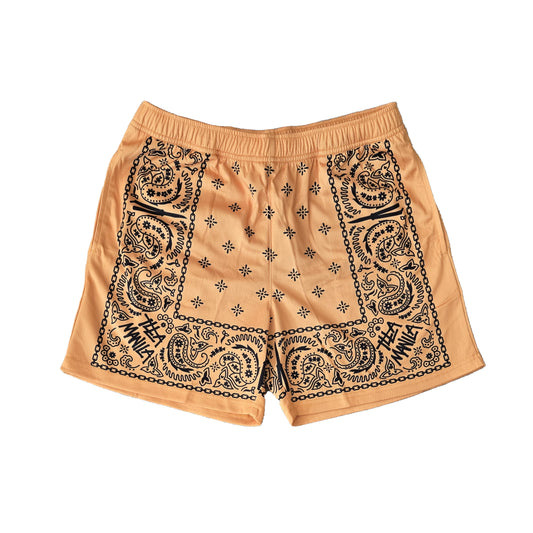 Barong Bandana Shorts - GOLDEN YELLOW