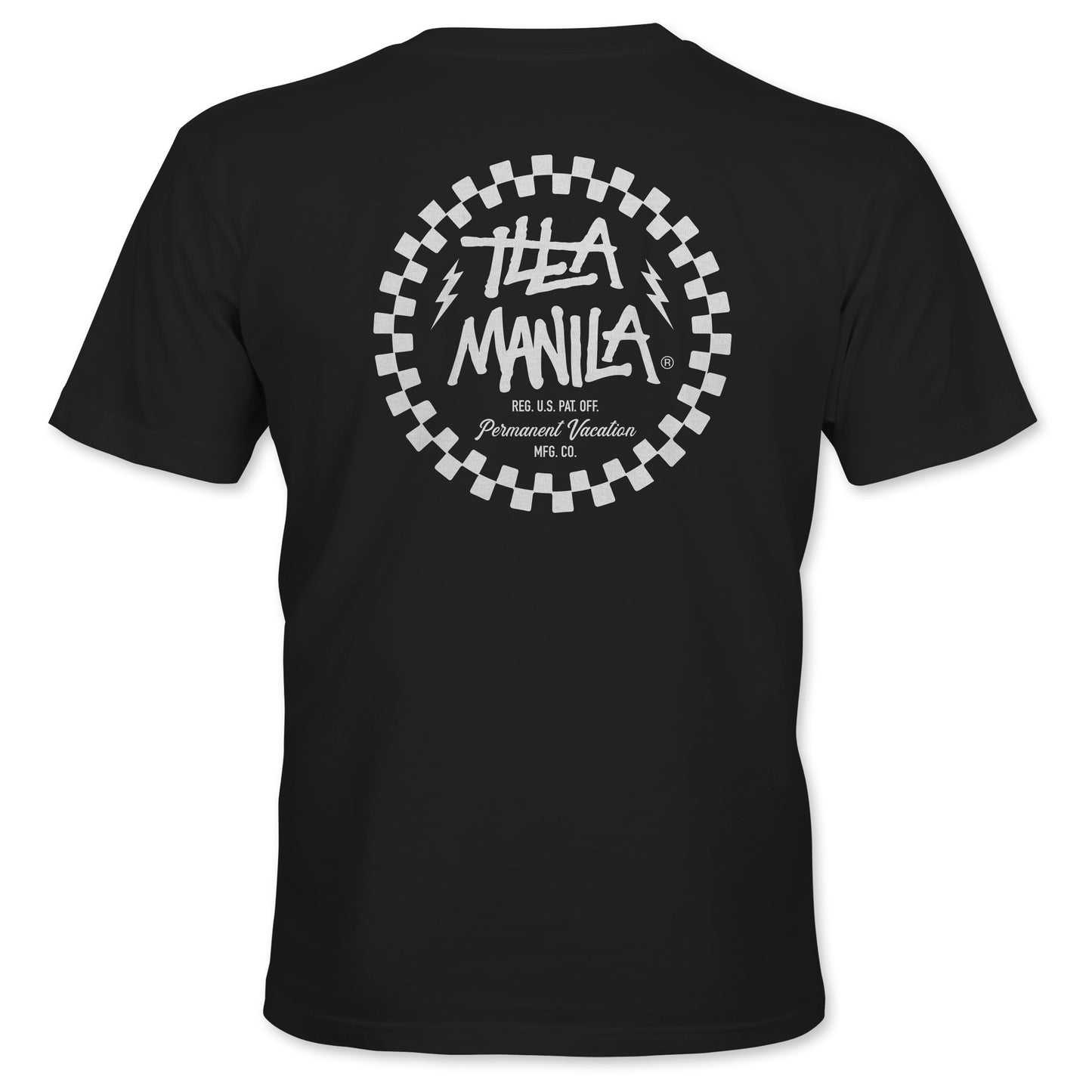 Circle Checks T-shirt - Black