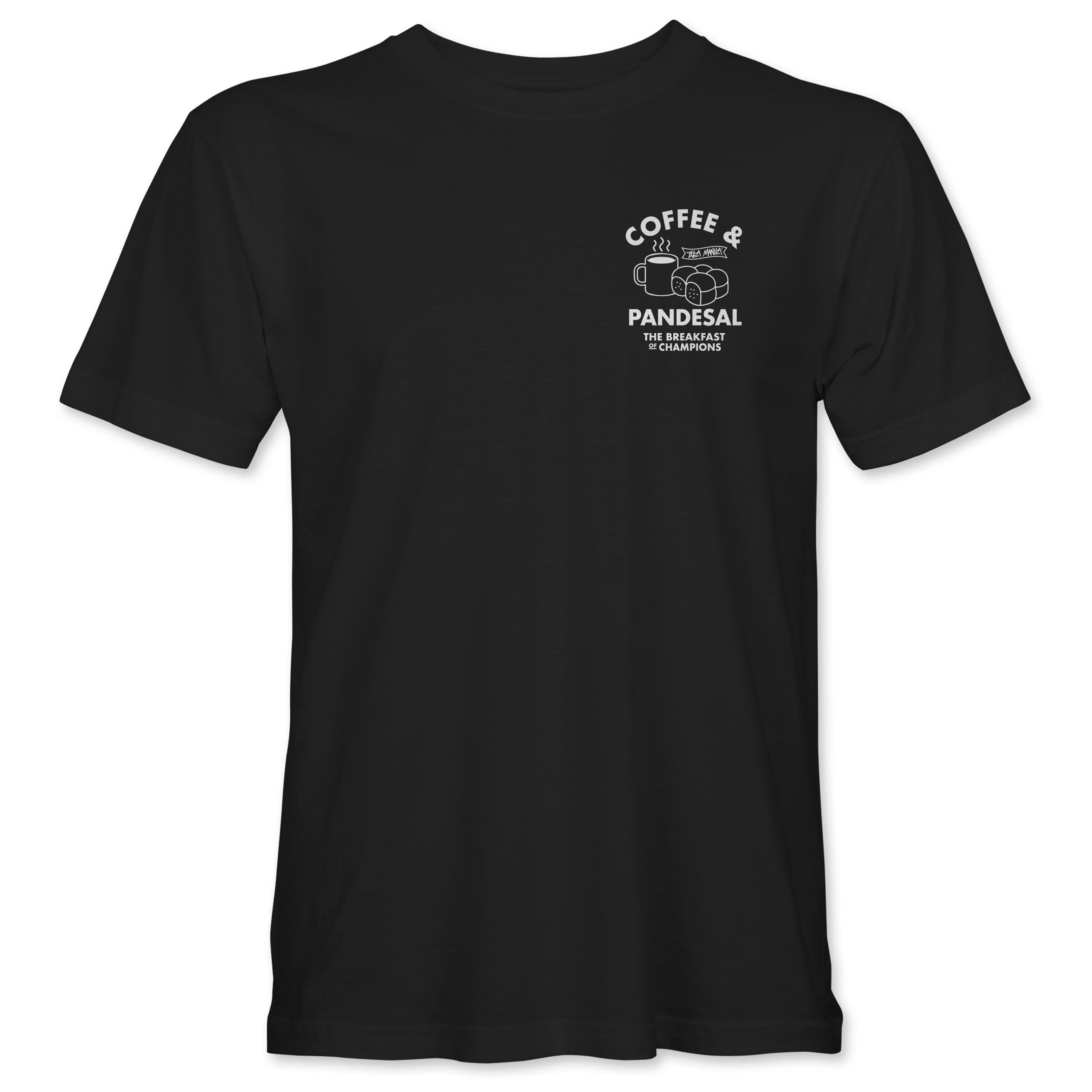 Coffee and Pandesal T-shirt - Black