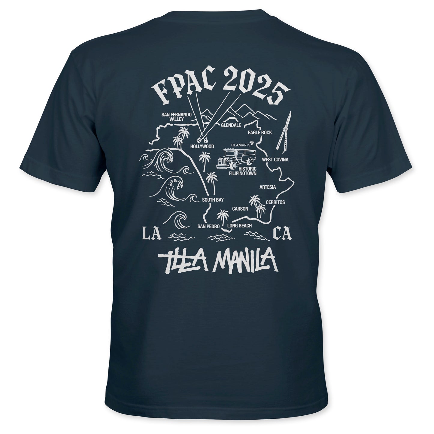 FPAC LA MAP 2025 T-shirt - Navy Blue
