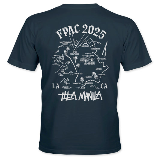 (Pre-Order) FPAC LA MAP 2025 T-shirt - Navy Blue