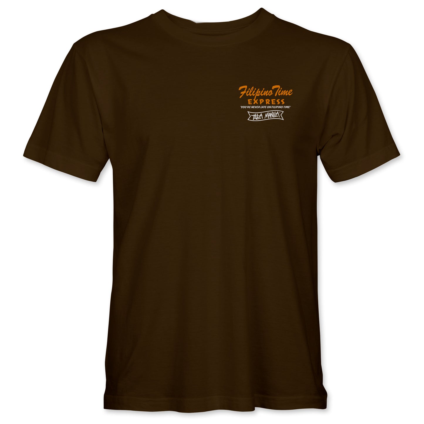 Filipino Time Jeepney T-shirt - Brown