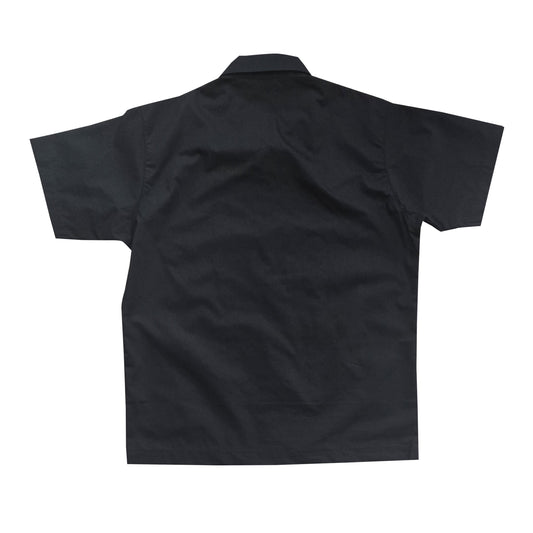 Half-Zip Barong - Black