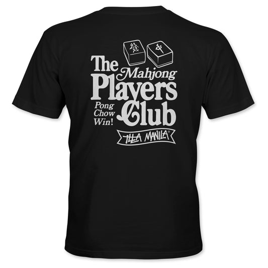 Mahjong Players Club T-shirt - Black