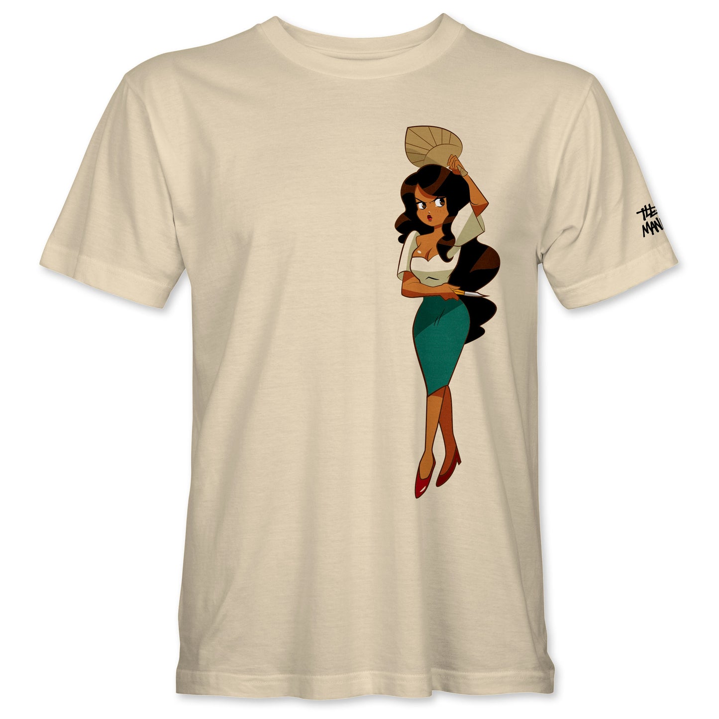 Pinay Balisong Standing T-shirt - Cream