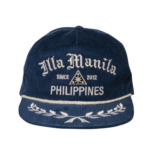 ILLA Unstructured Captain Hat Corduroy - Blue