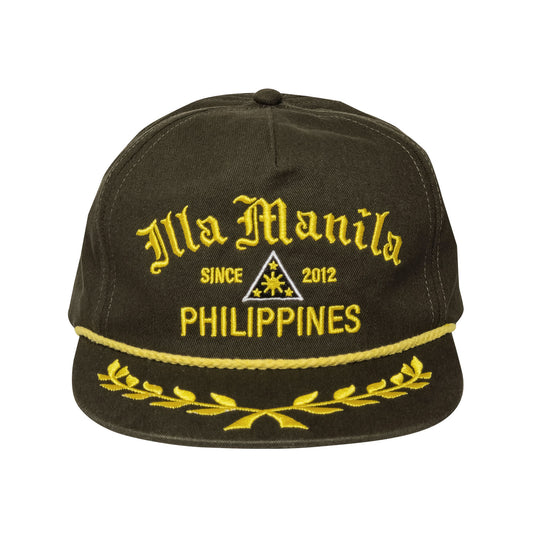 ILLA Unstructured Captain Hat Cotton - Brown