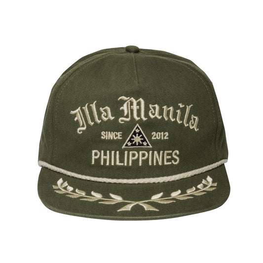 ILLA Unstructured Captain Hat Cotton - Olive