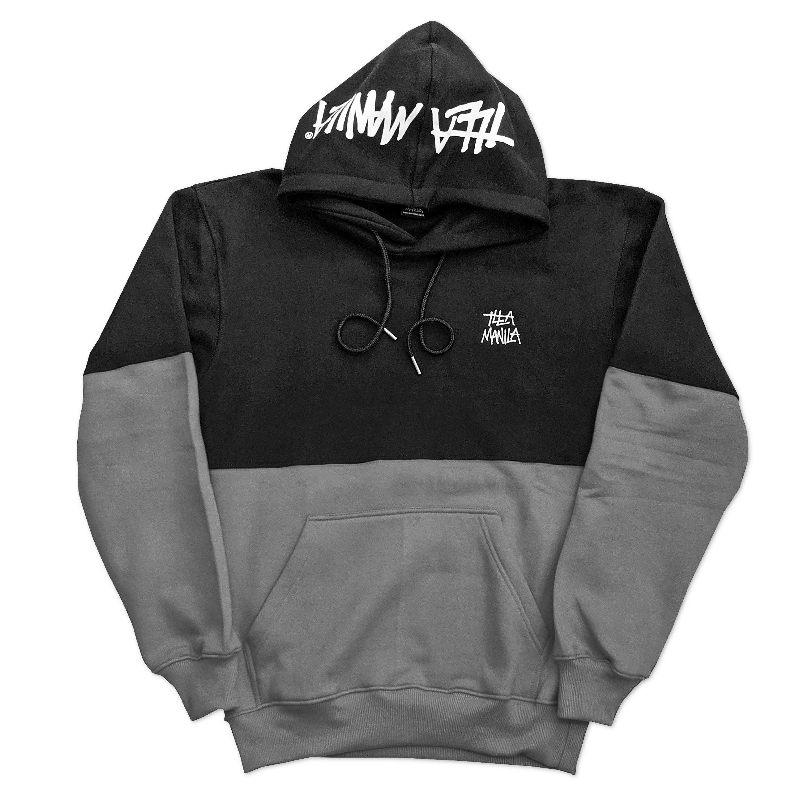 ILLA Logo Two-Tone Heavy Weight Hoodie - Black/Gray