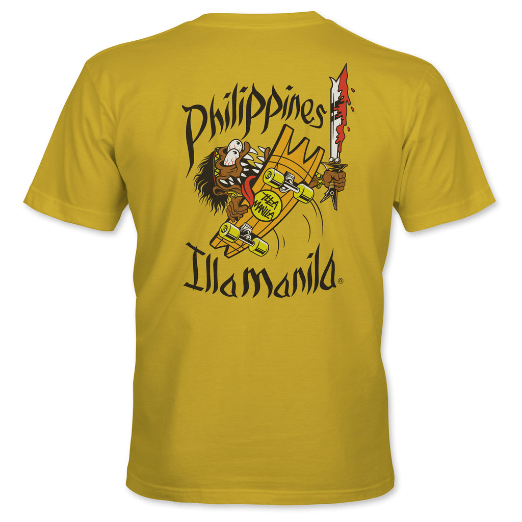 Illa Manila Killa Warrior T-shirt - Yellow