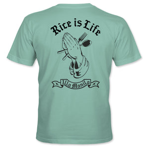 Rice is Life T-shirt - Mint