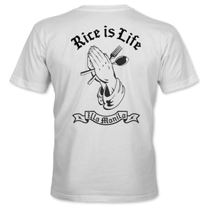 Rice is Life T-shirt - White