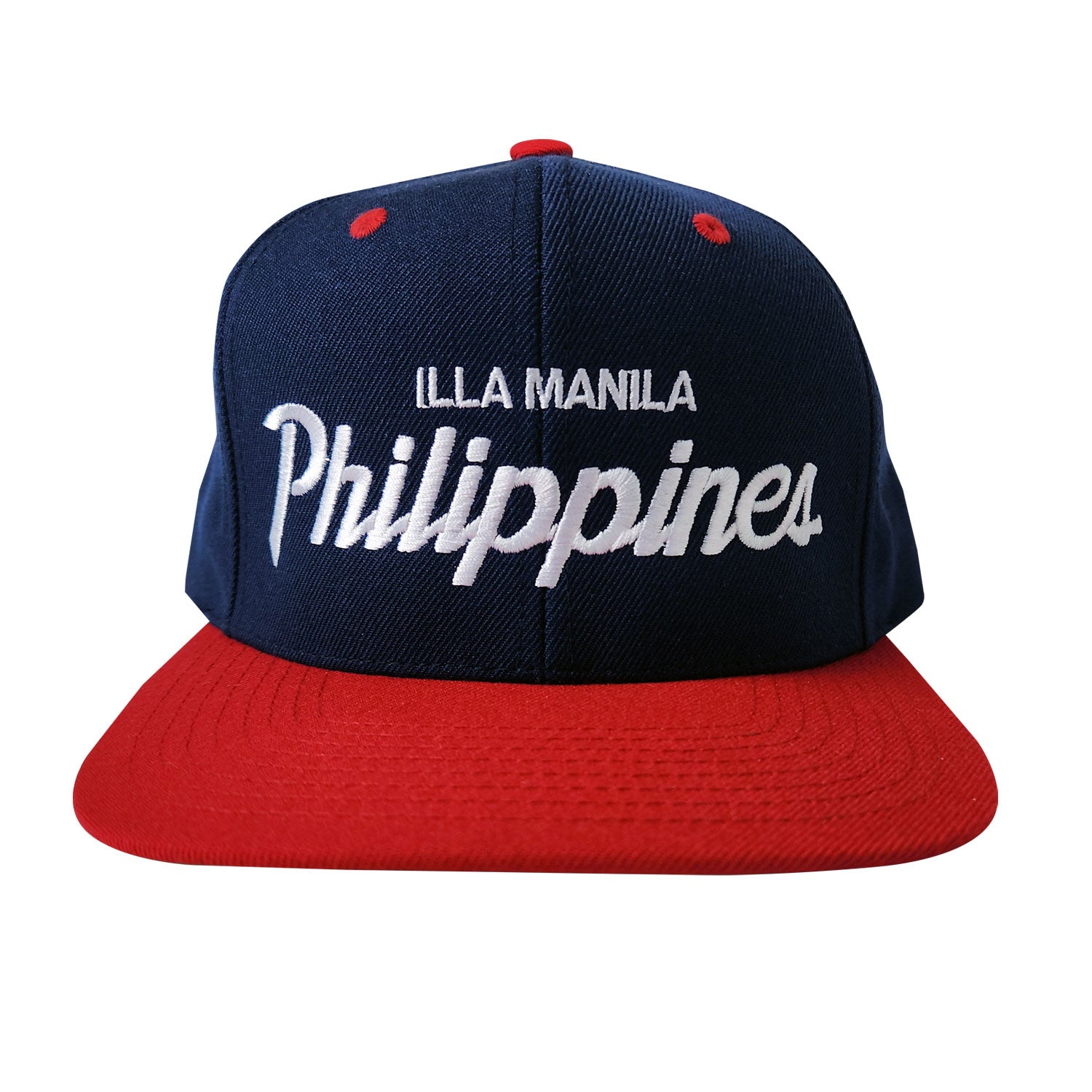 ILLA Philippines Script Snapback Snapback - Blue/Red