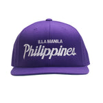 ILLA Philippines Script Snapback Snapback - Purple