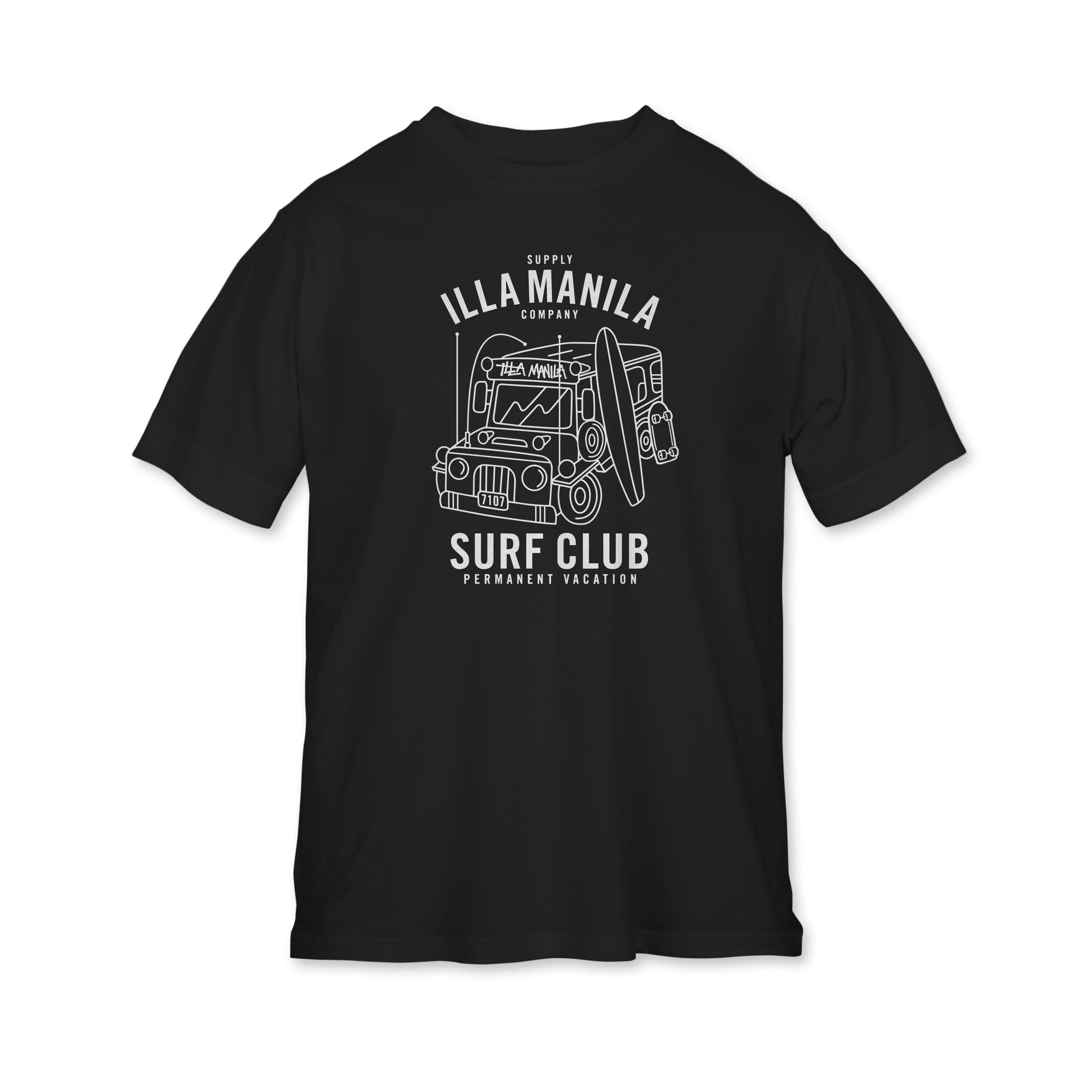 Surf Club T-shirt - Youth - Black