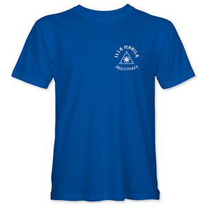 Triangle Map T-shirt - Royal Blue