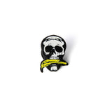illa manila enamel pin dead banana skull
